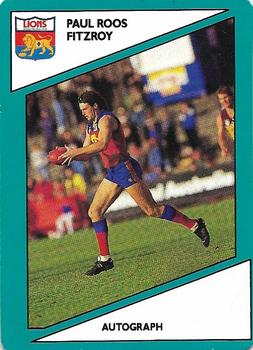 1988 Scanlens VFL #105 Paul Roos Front